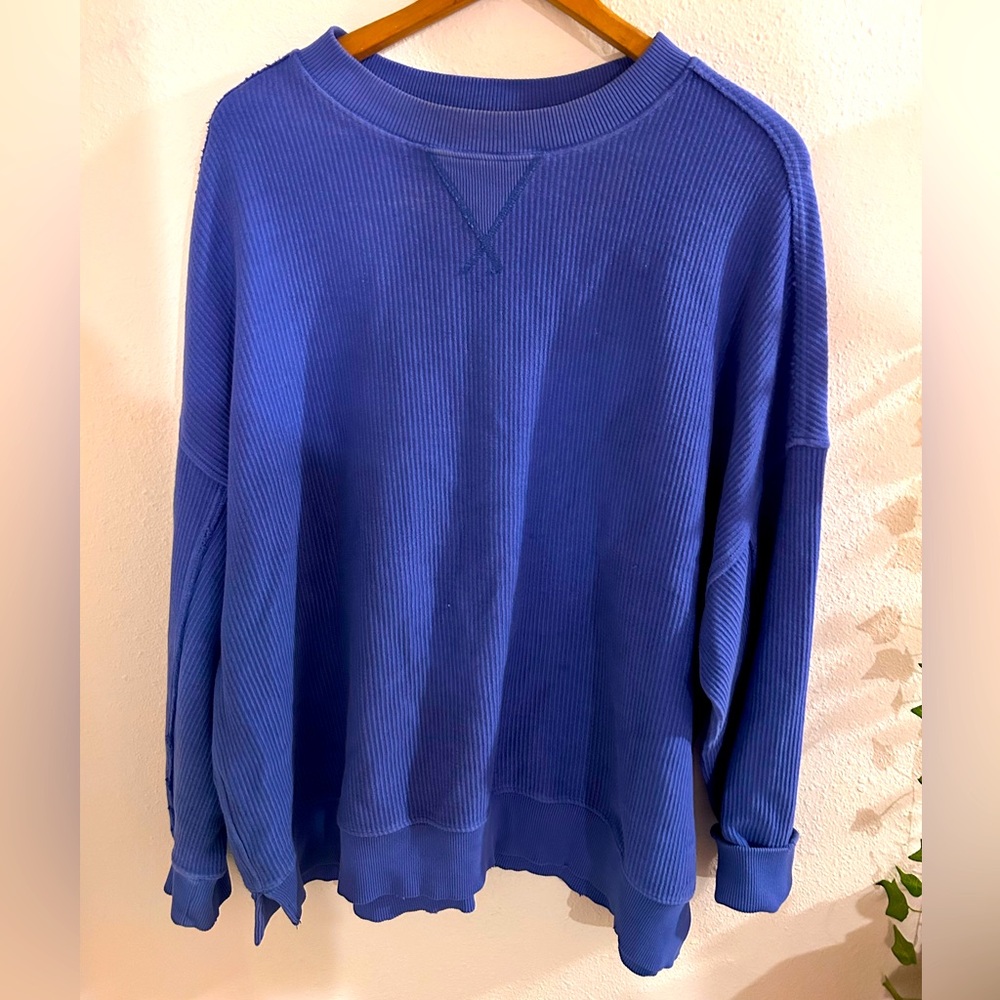Aerie Blue Sweatshirt Women’s Large